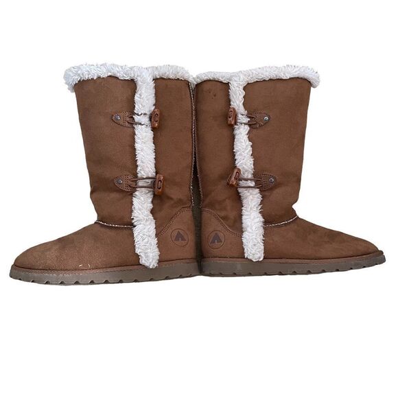 Airwalk ~ Kids Suede Tan Boots ~ size 2 - Picture 11 of 12